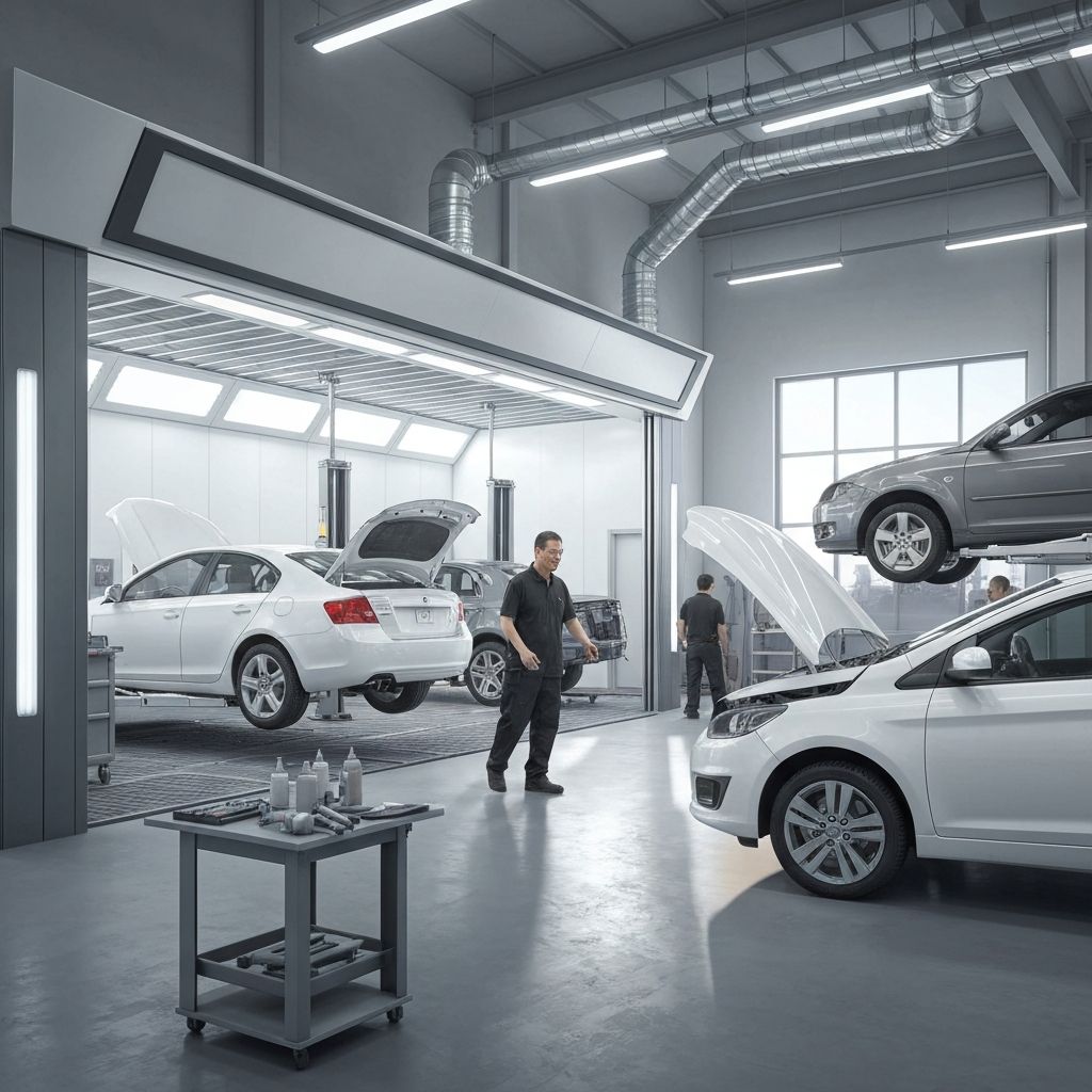 ADAD Carrosserie Werkstatt Innenansicht